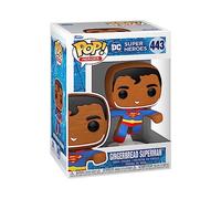 Funko POP! Heroes: DC Holiday - Superman - Gingerbread - DC Comics - Collectable Vinyl Figure - Gift Idea - Official Merchandise - Toys for Kids & Adults - Comic Books Fans