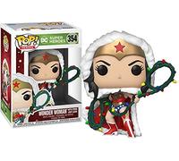 Funko POP! Heroes: DC Holiday - Wonder Woman With Lights Lasso Comics WW - DC Comics - Collectable Vinyl Figure - Gift Idea - Official Merchandise - Toys for Kids & Adults - Comic Books Fans