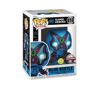 Funko POP! Heroes: Dia De Los DC - Blue Beetle - Glow In the Dark - DC Comics - Collectable Vinyl Figure - Gift Idea - Official Merchandise - Toys for Kids & Adults - Comic Books Fans