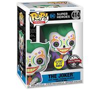Funko Pop Heroes Dc Super Heroes The Joker 414 Vinyl Figure Glow In The Dark Exc