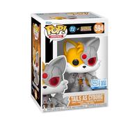 Funko Pop! Heroes: Justice League & Sonic - Tails/Cyborg Hybrid/Cyborg - Sonic + DC Comics - Collectable Vinyl Figure - Gift Idea - Official Merchandise - Toys for Kids & Adults - Video Games Fans