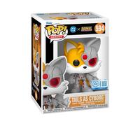Funko Pop! Heroes: Justice League & Sonic - Tails/Cyborg Hybrid/Cyborg - Sonic + DC Comics - Collectable Vinyl Figure - Gift Idea - Official Merchandise - Toys for Kids & Adults - Video Games Fans
