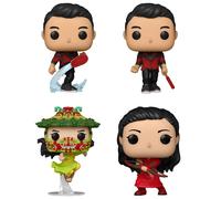 Funko POP! Heroes Marvel Shang-Chi and The Legend of The Ten Rings Collectors Set - Shang-Chi in 2 Styles Jiang Li and Katy