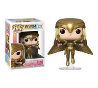 Funko POP! Heroes: WW 1984- Wonder Woman Gold Flying - Metallic - Wonder Woman 1984 - Collectable Vinyl Figure - Gift Idea - Official Merchandise - Toys for Kids & Adults - Movies Fans