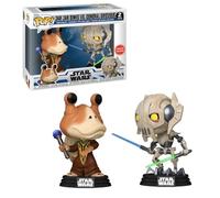 Funko Pop Jar Jar Binks Vs General Grevious Special Edition 2 Pack with Plastic Protector, 76862