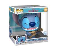 Funko Pop! Jumbo: Stitch - With Ukele - Disney Age 3+: Lilo & Stitch - Collectable Vinyl Figure - Gift Idea - Official Merchandise - Toys for Kids & Adults - Movies Fans - Model Figure for Collectors