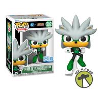 Funko Pop Justice League x Sonic the Hedgehog Silver as Green Lantern Figure 592