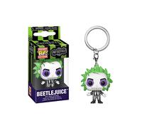Funko Pop! Keychain Beetlejuice Horror S8 Novelty Keyring - Collectable Mini Figure - Stocking Filler - Gift Idea - Official Merchandise - Movies Fans - Backpack Decor