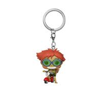 Funko POP! Keychain: CowboyBebop-Edward Wong Hau Pepelu Tivrusky IVOnScooterwith Ein - Cowboy Bebop Novelty Keyring - Collectable Mini Figure - Stocking Filler - Gift Idea - Official Merchandise