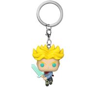 Funko Pop! Keychain: DBS - Super Saiyan Trunks With Sword - Dragon Ball Super Novelty Keyring - Collectable Mini Figure - Stocking Filler - Gift Idea - Official Merchandise - Anime Fans