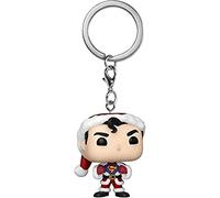 Keychain Funko Pocket Pop Dc Comics Holiday Superman Exclusive Rouge TU