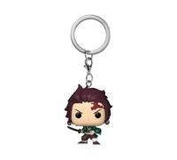 Funko POP! Keychain: Demon Slayer - Tanjiro Novelty Keyring - Collectable Mini Figure - Stocking Filler - Gift Idea - Official Merchandise - Backpack Decor