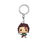 Funko Pop! Keychain: Demon Slayer - Tanjiro Kamado - Bloody Novelty Keyring - Collectable Mini Figure - Stocking Filler - Gift Idea - Official Merchandise - Anime Fans - Backpack Decor