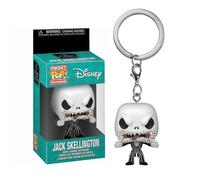 Funko POP! Keychain: Disney the Nightmare Before Christmas - Jack Skellington - (scary Face) - Collectable Vinyl Mini Figure Novelty Keyring - Stocking Filler - Gift Idea - Official Merchandise