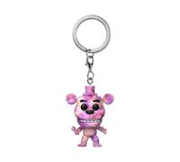 Funko POP! Keychain: Five Nights at Freddy's (FNAF) - Freddy Fazbear TieDye | Official Merch - Mini Figurine Keyring for Keys, Bags and Backpacks - Stocking Filler and Party Bag Gift