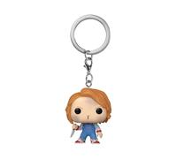 Funko POP! Keychain: Horror - Chucky - Novelty Keyring | Official Horror Merch - Mini Figurine Keyring for Keys, Bags and Backpacks - Stocking Filler and Party Bag Gift