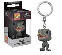 Funko Pop! Keychain: JW2 - Blue - Jurassic Park Novelty Keyring - Collectable Mini Figure - Stocking Filler - Gift Idea - Official Merchandise - Movies Fans - Backpack Decor