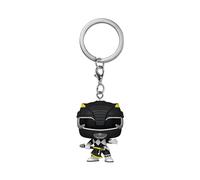 Funko Pop! Keychain: Mighty Morphin Power Rangers 30th - Black Ranger - Power Rangers TV Novelty Keyring - Collectable Mini Figure - Stocking Filler - Gift Idea - Official Merchandise - TV Fans