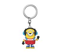 Funko Pop! Keychain: Minions 2- Roller Skating Stuart - Despicable Me: Minions Novelty Keyring - Collectable Mini Figure - Stocking Filler - Gift Idea - Official Merchandise - Movies Fans