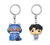 Funko POP! Keychain: Netflix Kpop Demon Hunters - Derpy and Jinu, 2-Pack