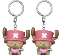 Funko POP! Keychain: One Piece - Tony Tony Chopper with Cotton Candy (Pack of 2)