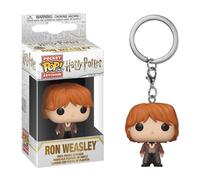 Funko POP! Keychain: HP - Ron Weasley - (Yule) - Harry Potter Novelty Keyring - Collectable Mini Figure - Stocking Filler - Gift Idea - Official Merchandise - Movies Fans - Backpack Decor