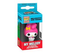 Funko Pop! Keychain: Sanrio - My Melody - Hello Kitty Novelty Keyring - Collectable Mini Figure - Stocking Filler - Gift Idea - Official Merchandise - Anime Fans - Backpack Decor
