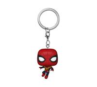 Funko Pop! Keychain: Spiderman No Way Home 2021 - Spider-Man - Leaping SM1 - Spider-man Novelty Keyring - Collectable Mini Figure - Stocking Filler - Gift Idea - Official Merchandise - Movies Fans