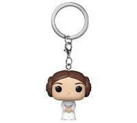 Funko Pop! Keychain: Star Wars - Princess Leia Novelty Keyring - Collectable Mini Figure - Stocking Filler - Gift Idea - Official Merchandise - Movies Fans - Backpack Decor