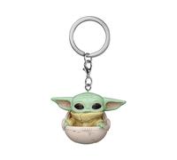Funko Pop! Keychain: Star Wars: the Mandalorian - Blueberry - Grogu (the Child, Baby Yoda) - (Grogu (the Child, Baby Yoda), Baby Yoda) In Canister Novelty Keyring - Collectable Mini Figure - TV Fans