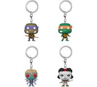 Funko Pop! Keychain: Teenage Mutant Ninja Turtles - Leonardo - TMNT Retro/Classic Novelty Keyring - Collectable Mini Figure - Stocking Filler - Gift Idea - Official Merchandise - TV Fans