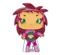 Funko Pop! Large Enamel Pin DC: Teen Titans - Starfire - STARFIRE - Teen Titans Go! Enamel Pins - Cute Collectable Novelty Brooch - for Backpacks & Bags - Gift Idea - TV Fans