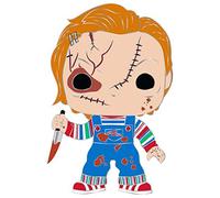 Funko Pop! Large Enamel Pin HORROR: CHUCKY - Chucky - Chucky Enamel Pins - Cute Collectable Novelty Brooch - for Backpacks & Bags - Gift Idea - Official Merchandise - Movies Fans