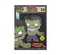 Funko Pop! Large Enamel Pin MARVEL: Zombie Hulk - Hulk - Marvel Zombies Enamel Pins - Cute Collectable Novelty Brooch - for Backpacks & Bags - Gift Idea - Official Merchandise