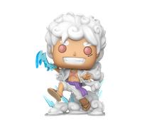 Funko Pop! Animation One Piece Luffy Gear Five #2177, Glow in The Dark Exclusive Vinyl Figure with Lightning, 5.3 Inches