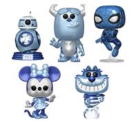 Funko Pop! Make-A-Wish Set of 5 - Minnie, Sulley, Cheshire Cat, BB-8 and Spider-Man