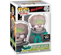 Funko POP! Movies: Mars Attacks - Alien Soldier - 1/6 Odds for Rare Chase Variant - Glow In the Dark - Mars Attacks Film - Collectable Vinyl Figure - Gift Idea - Official Merchandise - Movies Fans