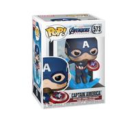 Funko Pop! Marvel: Avengers Endgame - Captain America with Broken Shield & Mjolnir - Vinyl Collectible Figure - Gift Idea - Official Merchandise - Toy for Children and Adults