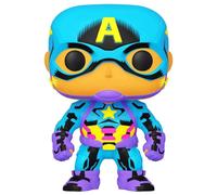 Funko POP Marvel: Black Light - Captain America - Marvel Comics - Collectable V