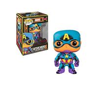Funko POP! Marvel: Black Light - Captain America - Marvel Comics - Collectable Vinyl Figure - Gift Idea - Official Merchandise - Toys for Kids & Adults - Comic Books Fans