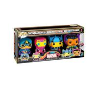 Funko Pop! Marvel: Blacklight - Captain America - 4PK - Marvel Comics - Collectable Vinyl Figure - Gift Idea - Official Merchandise - Toys for Kids & Adults - Comic Books Fans
