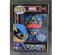 Funko 48845 Marvel Black Light Captain America Collectable Toy, Multicolour