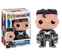 Funko - Figurine Marvel - Civil War - Crossbones Unmasked Exclu Pop 10cm - 0849803077976