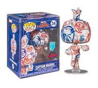 Captain Marvel Patriotic Age Artist US Pop!
