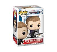 Funko Pop! Marvel: Civil War Build A Scene - Hawkeye 2nd - Captain America - Amazon Exclusive - Collectable Vinyl Figure - Gift Idea - Official Merchandise - Toys for Kids & Adults - Movies Fans