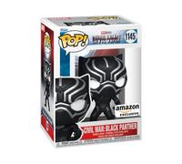 Funko Pop! Marvel: Civil War Build A Scene - Black Panther 3rd - Captain America - Amazon Exclusive - Collectable Vinyl Figure - Gift Idea - Official Merchandise - Toys for Kids & Adults