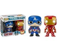 Funko Pop Marvel Civil War Captain America & Iron Man 2-Pack Exclusive