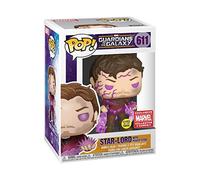 Funko Pop Marvel Collector Corps Exclusive Guardians of the Galaxy 611 Glow-in-the-dark Star-Lord with Power Stone