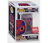 Funko Pop! Marvel Collector Corps Exclusive Lucha Libre #706 Metallic El Aracno w/ Acrylic Case