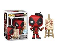 Funko Pop! Vinyl Deadpool - Artist French Painter - Marvel Exclusive - Limited Edition #887